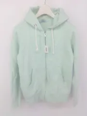 ◇ Champion チャンピオン 長袖 ジップアップ パーカー サイズM グリーン レディース P  【1301300001902】