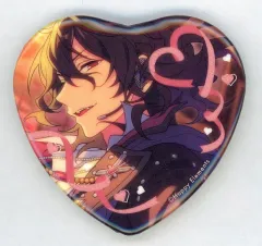 【中古】バッジ・ビンズ 朔間零 ホワイトデー ハート缶バッジ 「あんさんぶるスターズ!!」