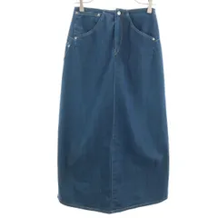 Levi's リーバイス 日本製 ミディ丈 デニムスカート M ブルー レディース 古着