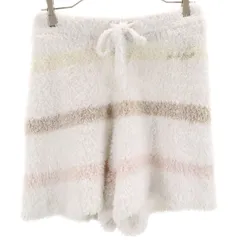 gelato pique ジェラートピケ ボーダー ルームウェアショートパンツ F ホワイト レディース 古着