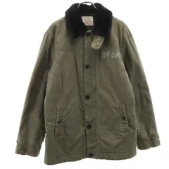 Levi's リーバイス デッキ ジャケット M カーキ 裏キルティング メンズ 古着