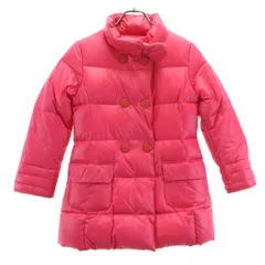 ARMANI JUNIOR アルマーニジュニア ダウンジャケット 8A ピンク キッズ 古着