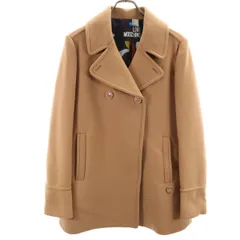 LOVEMOSCHINO ラブモスキーノ ダブルブレスト ウールジャケット 40 ベージュ レディース 古着