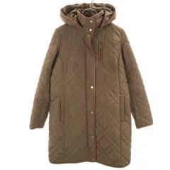 LAUREN RALPH LAUREN ローレンラルフローレン キルティングコート S アッシュブラウン 中綿 レディース 古着