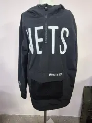 NBA ブルックリン・ネッツ フード ウィンドブレーカー Anorak(アノラック) ブラック