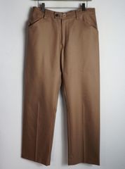 正規 SUNSEA サンシー teketeke pants 21A43 テケテケ ウール スラックス パンツ 日本製 茶 ブラウンサイズ 2 本物 1128P2