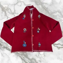 NICOLE CLUB 刺繍入りカーディガン vintage ヴィンテージa19