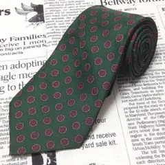 バーバリー Burberry 微光沢 ネクタイ イギリス製 シルク100% パターン柄 ミックス D-006568 ゆうパケット