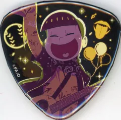 【中古】バッジ・ビンズ 十四松/演奏デザイン ピック缶バッジ 「おそ松さんのWEBくじ 第22弾『Shine in the Distance.』」 G賞