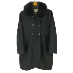 ユーズドフルギ USED古着 襟元フォックスファー ウールコート レディース JPN：11号 