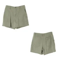 トミー ジーンズ ワイドポケット リネン ハーフパンツ