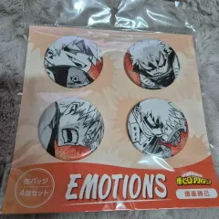 ヒロアカ 爆豪 勝己 イモション 缶バッジ セット