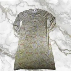 00's vintage ヴィンテージ 多色幾何学模様のワンピース a40