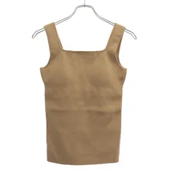 CLANE クラネ 22SS SQUARE TANK KNIT TOPS スクエアタンクニットトップ 12106-2252 キャメルブラウン 2のサムネイル