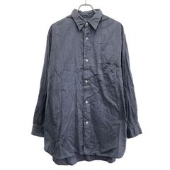 美品 21aw サイズ2 ヨリ杢 ワークシャツ　comoli コモリ 21AW COMOLI ヨリ杢ワークシャツ ブルー サイズ2 - メルカリ
