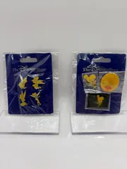 【未開封セット】ディズニーストア ティンカーベル ピンバッジ 2セット（3個＋4個）Tinker Bell Pins