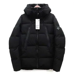 未使用品 デサント オルテライン DESCENTE ALLTERRAIN 2025AW 水沢ダウン ジャケット マウンテニア MIZUSAWA DOWN JACKET MOUNTAINEER DU5FDJM1M ブラック 黒 L