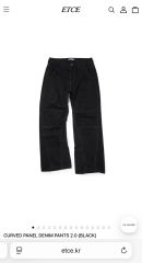 (着用画像0)ETCE CURVED PANEL DENIM PANTS 2 0 L