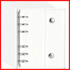 【特価セール】バインダー＆シール台紙 3層構造 3Dシール対応 透明ファイル (A6 はがせる 女の子 バインダー シルバー+透明) A6 シール帳