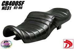 W650 W400 鋲打ち 黒 白 皮 タックロール シート - メルカリ