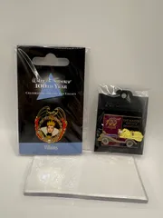 ディズニー ピンバッジ 2点セット｜ヴィランズ 女王・101匹わんちゃん クルエラ｜Disney Pin Collection