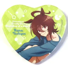 【中古】バッジ・ビンズ アグネスタキオン 「劇場版 ウマ娘 プリティーダービー 新時代の扉 NAMCO Promotion～Relax time～ キャラポップストア ハート缶バッジコレクション-Relax time-」