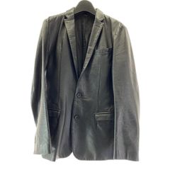 コムデギャルソン・オムプリュス レザーリバーシブルジャケット サイズ