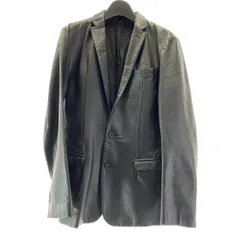 【中古】LOUNGE LIZARD　レザージャケット　馬革　ブラック　サイズ1 ラウンジリザード[17]のサムネイル