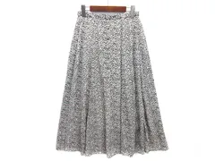 テチチ Te chichi 小花柄 フロントボタン フレア スカート ロング ウエストゴム オフホワイト F