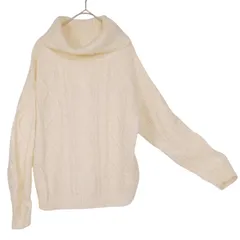 M【 INGNI  / イング 】ホワイトタートルネックセーター ニット 長袖 冬 S927