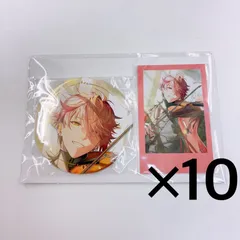 10点セット セラフ・ダズルガーデン 箔押し缶バッジ＆チェキ風カード 「バーチャルYouTuber にじさんじ セラフ・ダズルガーデン 誕生日2025」