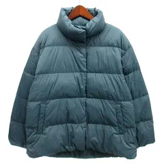 ユニクロ UNIQLO ウルトラ ライトダウン コクーン ジャケット グリーン 緑 L 421618