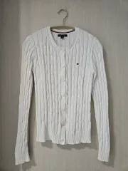 トミーヒルフィガー ケーブル カーディガン XS