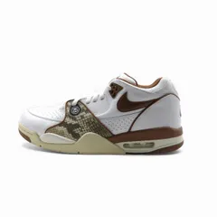 STUSSY NIKE AIR FLIGHT 89 LOW WHITE AND PECAN サイズ30.0cm FD6475-100 箱有 ステューシー ナイキ エア フライト ロー スニーカー 大名店