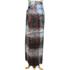 tricot COMME des GARCONS(トリココムデギャルソン) 93AW Tartan Check Wool Knit Wrap Skirt タータンチェック ウール ニット ラップ スカート TS-040380 FREE マルチ 巻き 90's