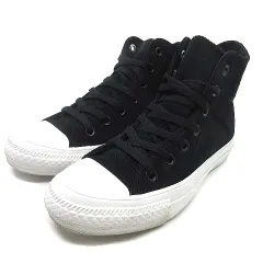 コンバース CONVERSE オールスター スエード ハイカット スニーカー ブラック 黒 23cm