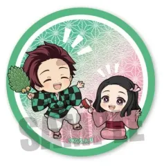 【中古】バッジ・ピンズ 炭治郎＆禰豆子(幼少期) 禰豆子といっしょ缶バッジ 「鬼滅の刃」