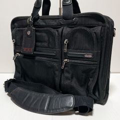 少し難】TUMI ビジネスバッグ 96031D4 ブリーフケース レザー 黒