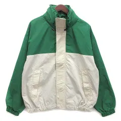 アーバンリサーチ サニーレーベル URBAN RESEARCH Sonny Label バイカラー スケーターズ ナイロン ジャケット グリーン アイボリー 緑 M
