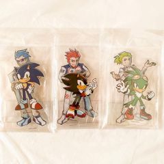 SEGA SONIC 1993年 ステッカー ☆レア3枚 - メルカリ