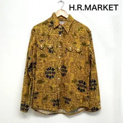 ハリウッドランチマーケット シャツ ウエスタンシャツ 文字プリント 起毛 スナップボタン メンズ 1 ISItems【USED】【古着】【中古】50148466