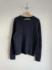 ポロラルフローレン（Polo Ralph Lauren） ケーブル編み コットンニット