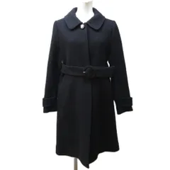 ジルバイジルスチュアート JILL by JILLSTUART 美品 ウール混 コート ジャケット ビジュー装飾 黒 ブラック S IBO79のサムネイル