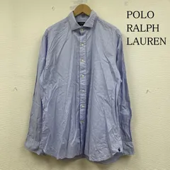 ポロラルフローレン 長袖 シャツ ブラウス 裾ポニーロゴ 刺繍 ワンポイント サイズ16 1/2 メンズ - ISItems【USED】【古着】【中古】50148314