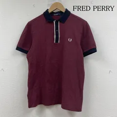 フレッドペリー 半袖 ポロシャツ 鹿の子 ロゴ 刺繍 ワンポイント ボタン ショートスリーブ メンズ S ISItems【USED】【古着】【中古】50148368