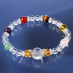 七貴石ふくろうブレス 幸運 ふくろうカード付き