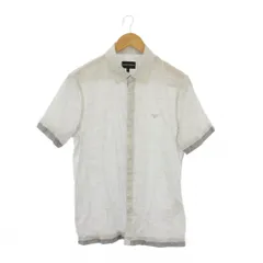 エンポリオアルマーニ EMPORIO ARMANI ワイシャツ 半袖 M グレー /AP
