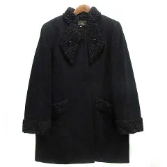 【美品】希少 Leilian コート ライナー付 フォックスファー ラム 黒 紺 2025年最新】レリアン コート ファーの人気アイテム - メルカリ