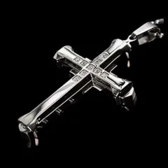 【N083】ネックレス　メンズ   レディース　ゴールド　シルバー　ブラック　ブルー　おしゃれ　クロス　十字架　アクセサリー　ペンダント　ファッション