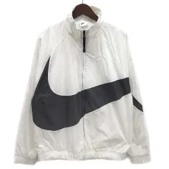 ナイキ NIKE ウーブン ジャケット ビッグスウッシュ HBR STMT WOVEN JACKET AR3133-100 ホワイト 白 S